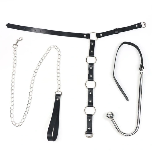5853 EverydayUse Collar Hook Leash Kinky with and Anal 1024